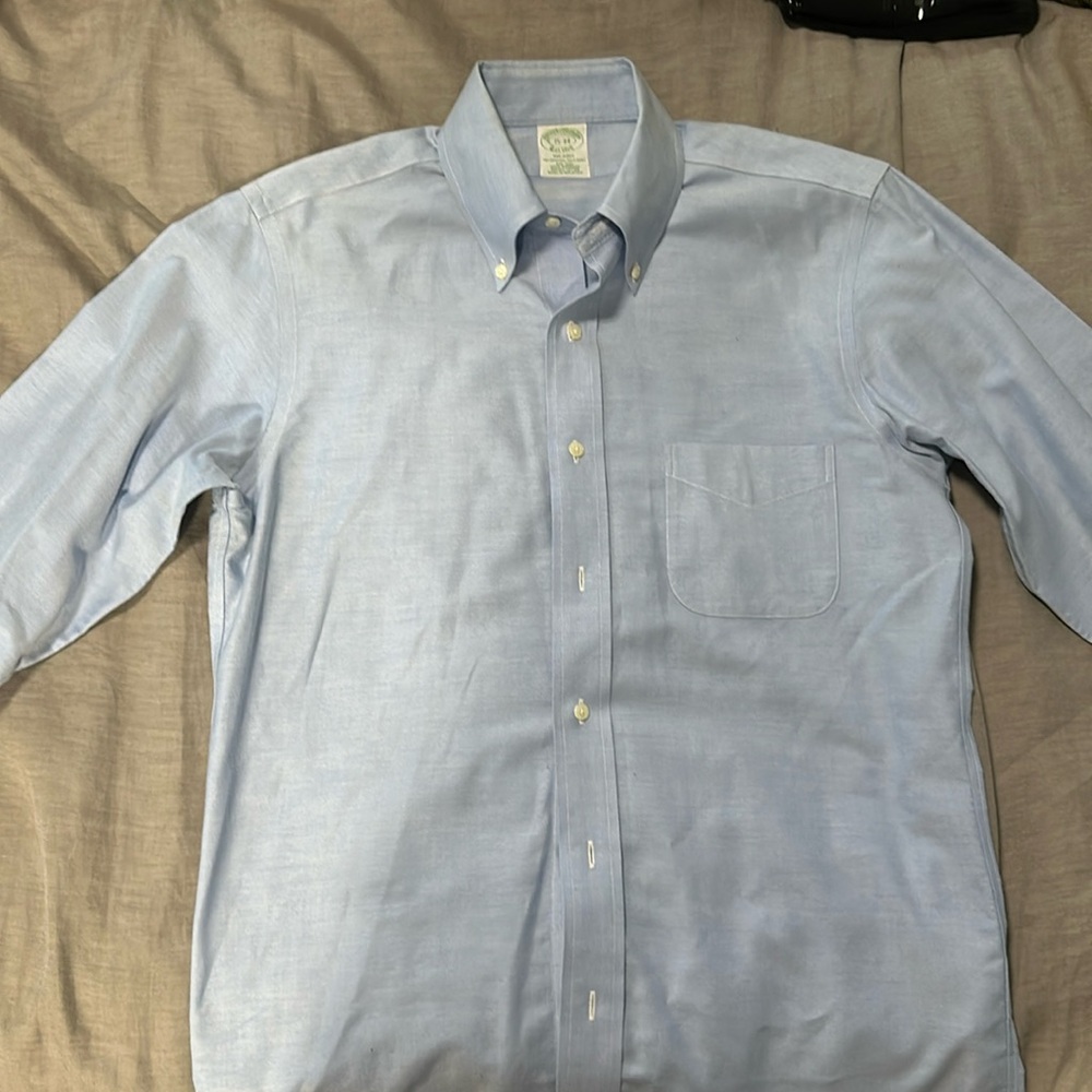 Brooks brothers Milano light blue dress shirt